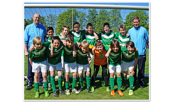 mit den gutgelaunten D-Junioren der JSG Leveste-Gehrden.